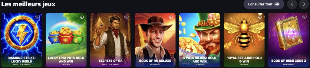 bdmbet les meilleurs jeux