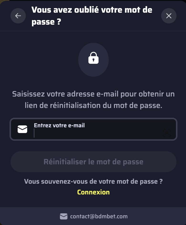 bdmbet password
